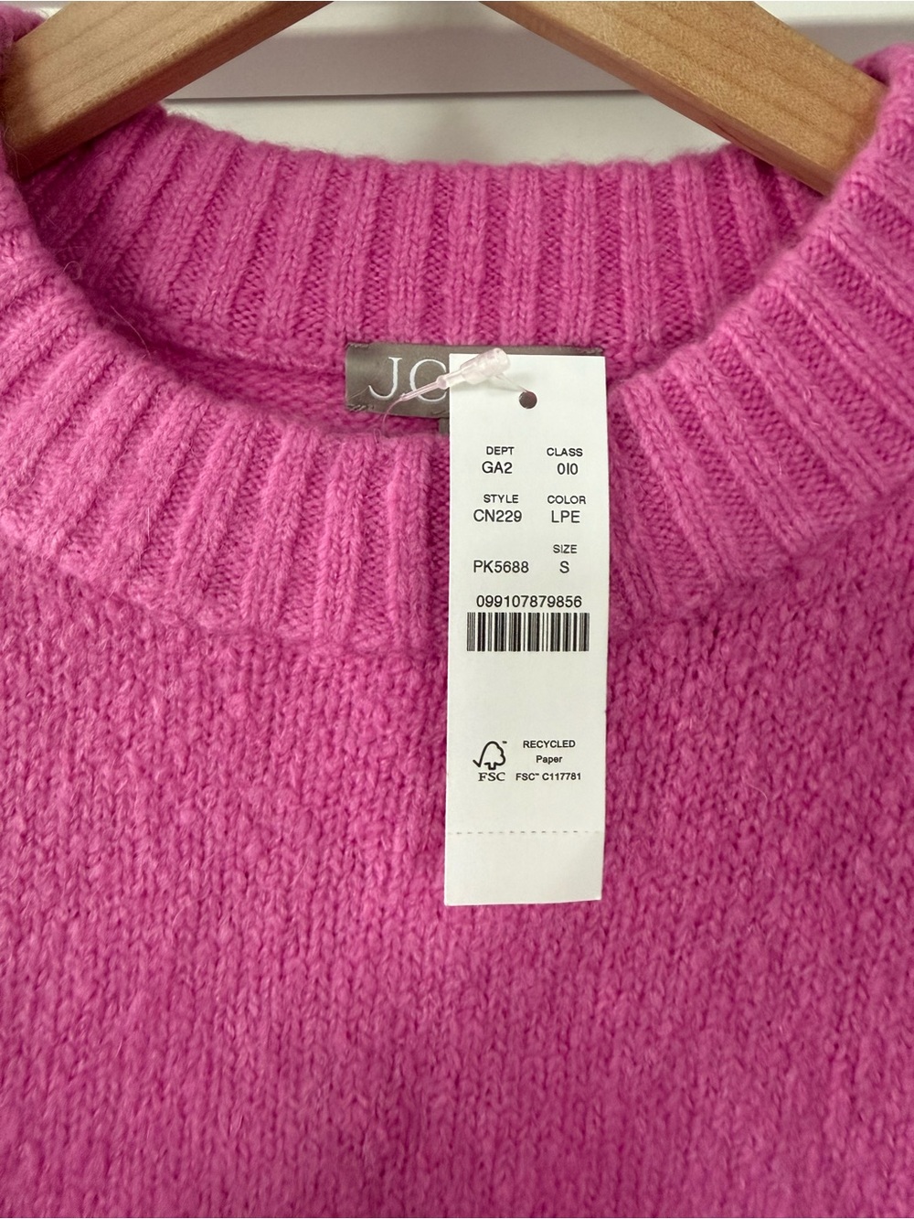 NWT J Crew Relaxed Crewneck Sweater | Size S - Picture 2 of 5